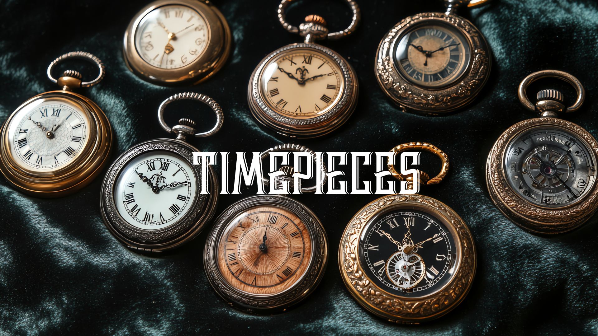8 Pocket watches - Timepieces