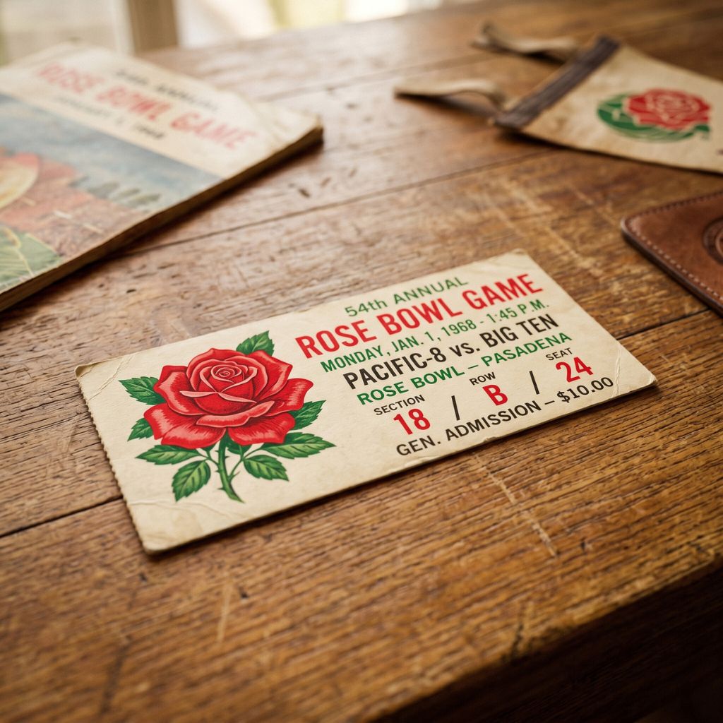 A Rose Bowl Ticket 54th Annual