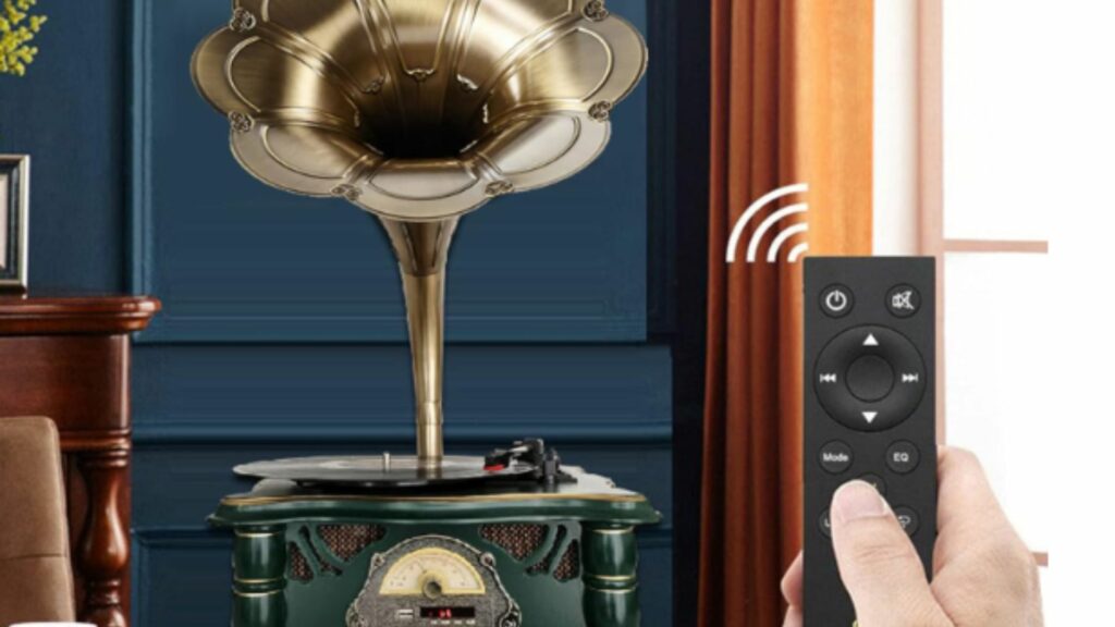 Artisam Vintage Gramophone, Retro Phonograph Vinyl Record Players