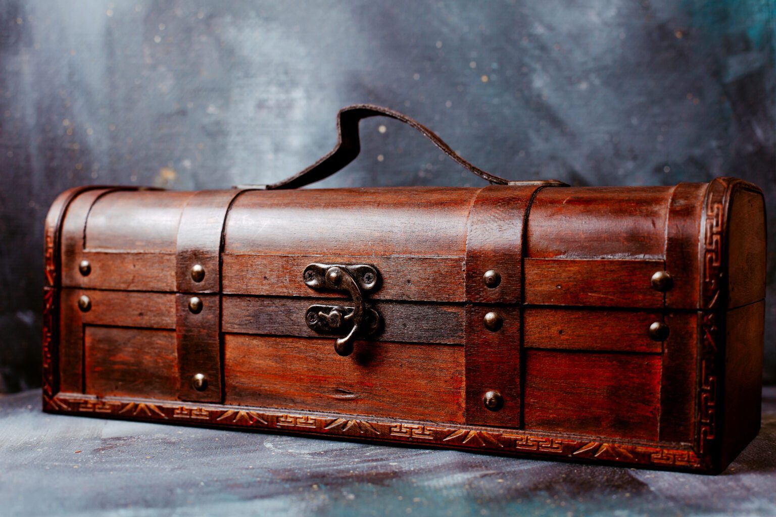 Front View Brown Box: Nice Antique Chest Restoration