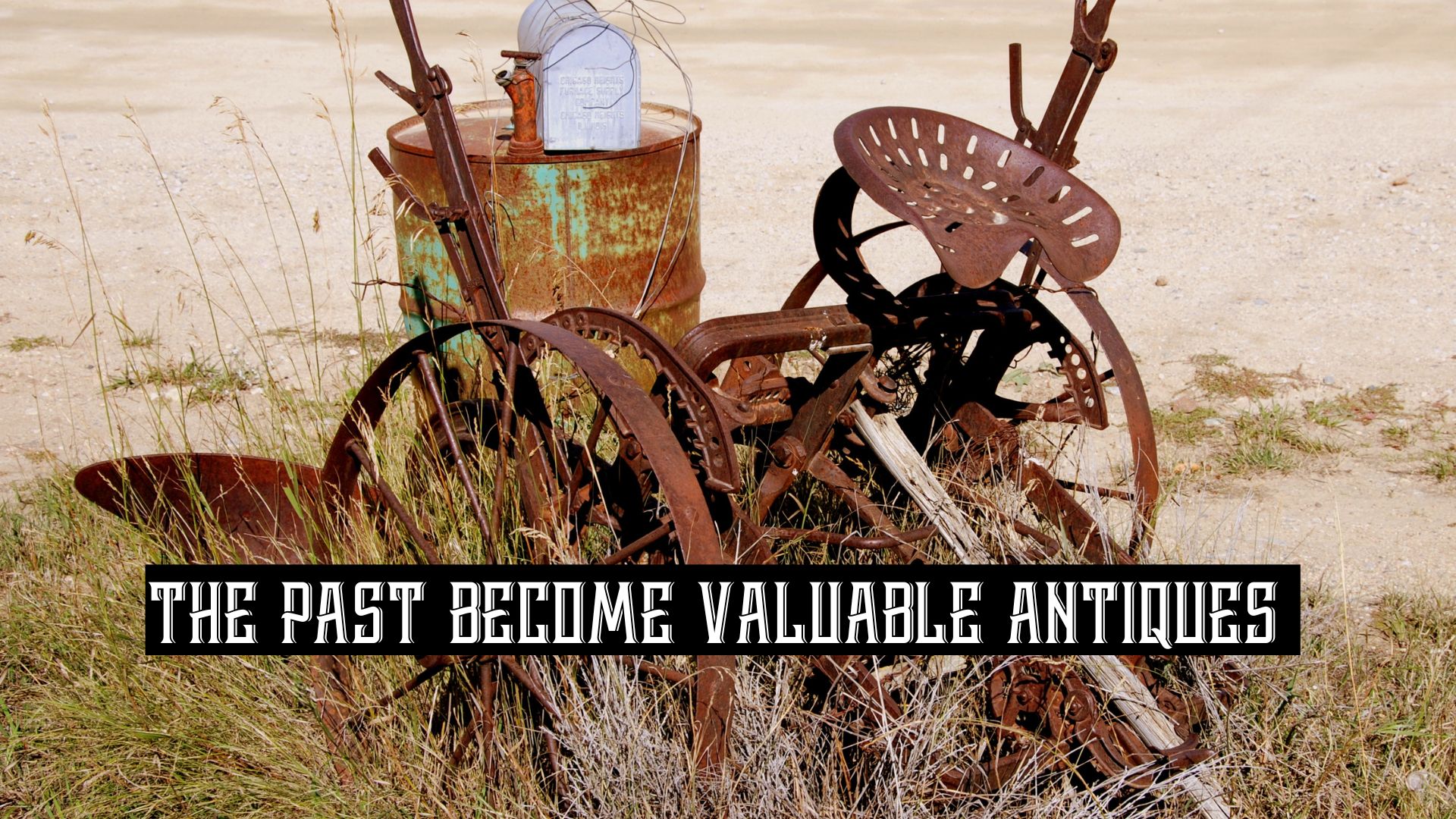Old Farm Equipment In A Field—Memories Of The Past Become Valuable Antiques