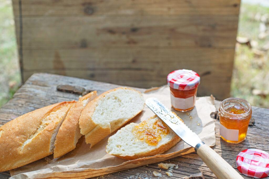 simple western style breakfast