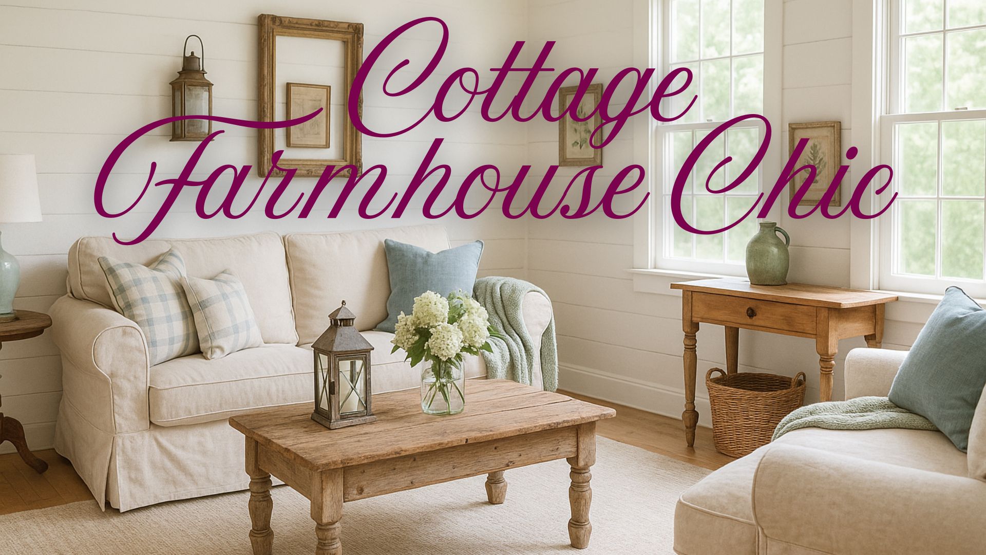 Cottage Farmhouse Chic Hero