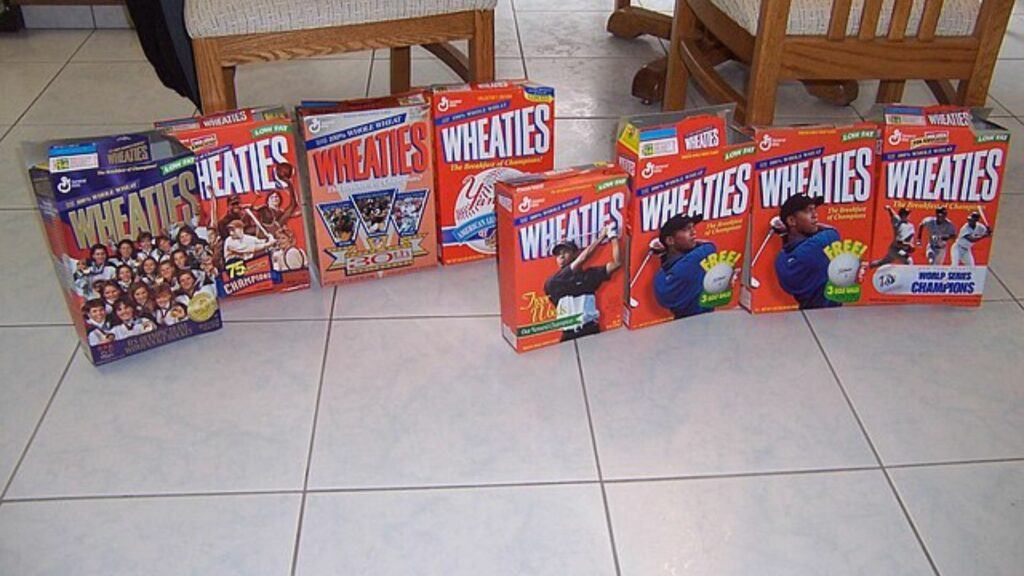 Some Wheaties Boxes-Cereal Box Collectables