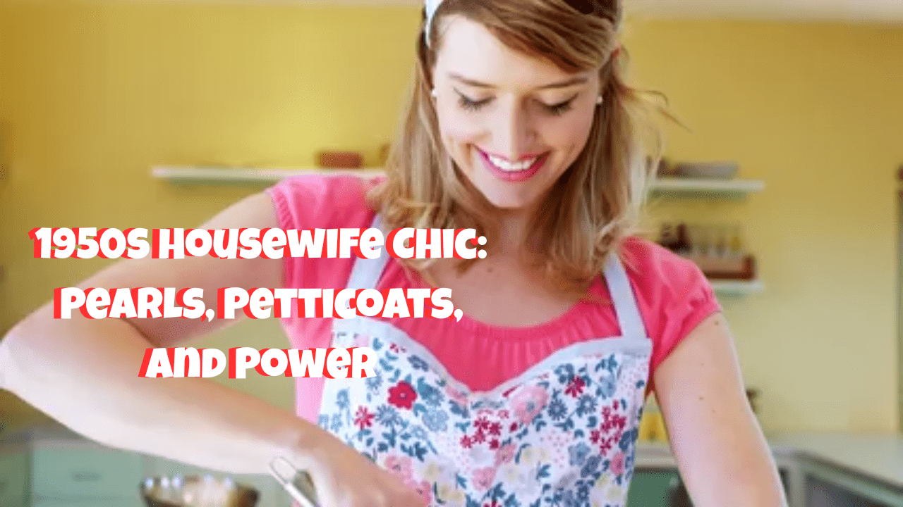 1950s Housewife Chic Pearls, Petticoats, and Power Thumb