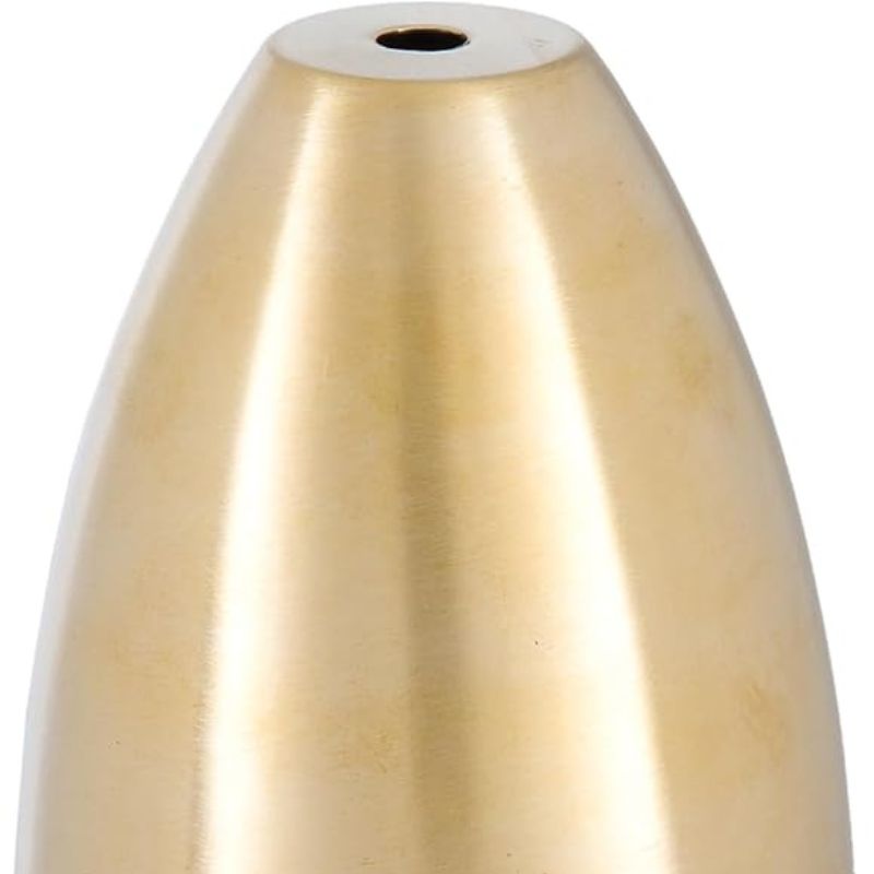 B&P Lamp® Bullet Shape Solid Spun Brass Modern Shade