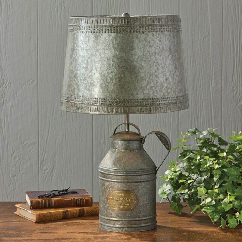 Park Designs Milkcan Lamp Tin With Tin Shade