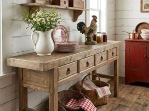 Reclaimed Wood Console