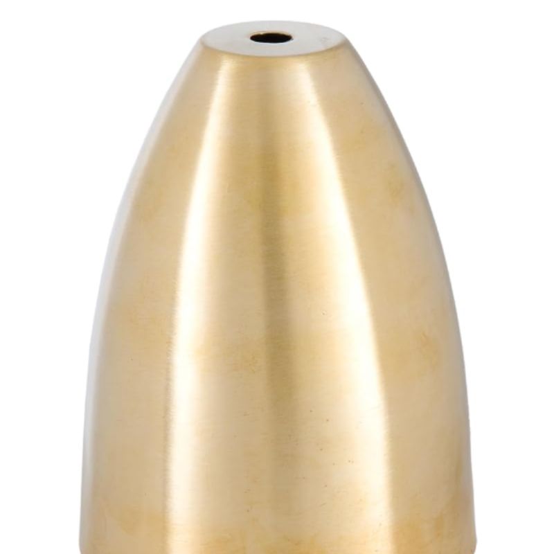 Bullet Shape Solid Spun Brass Modern Shade