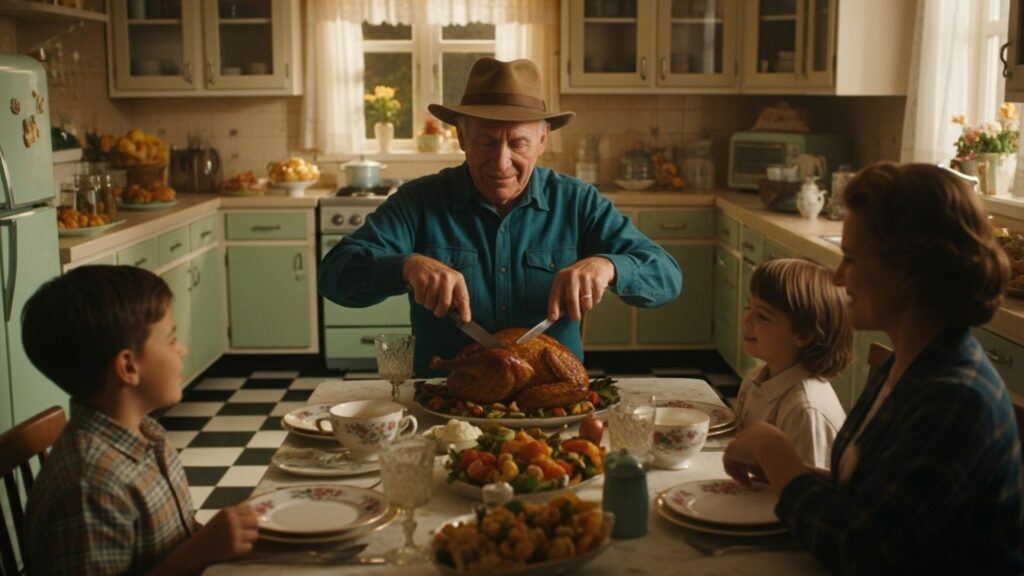 Image Of Me Carving A Thanksgiving Turkey