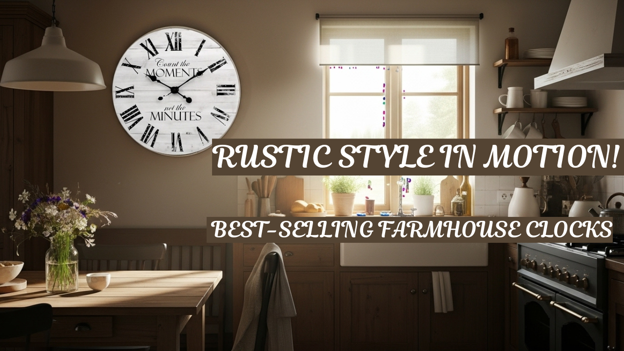 Best-Selling Farmhouse Wall Clocks
