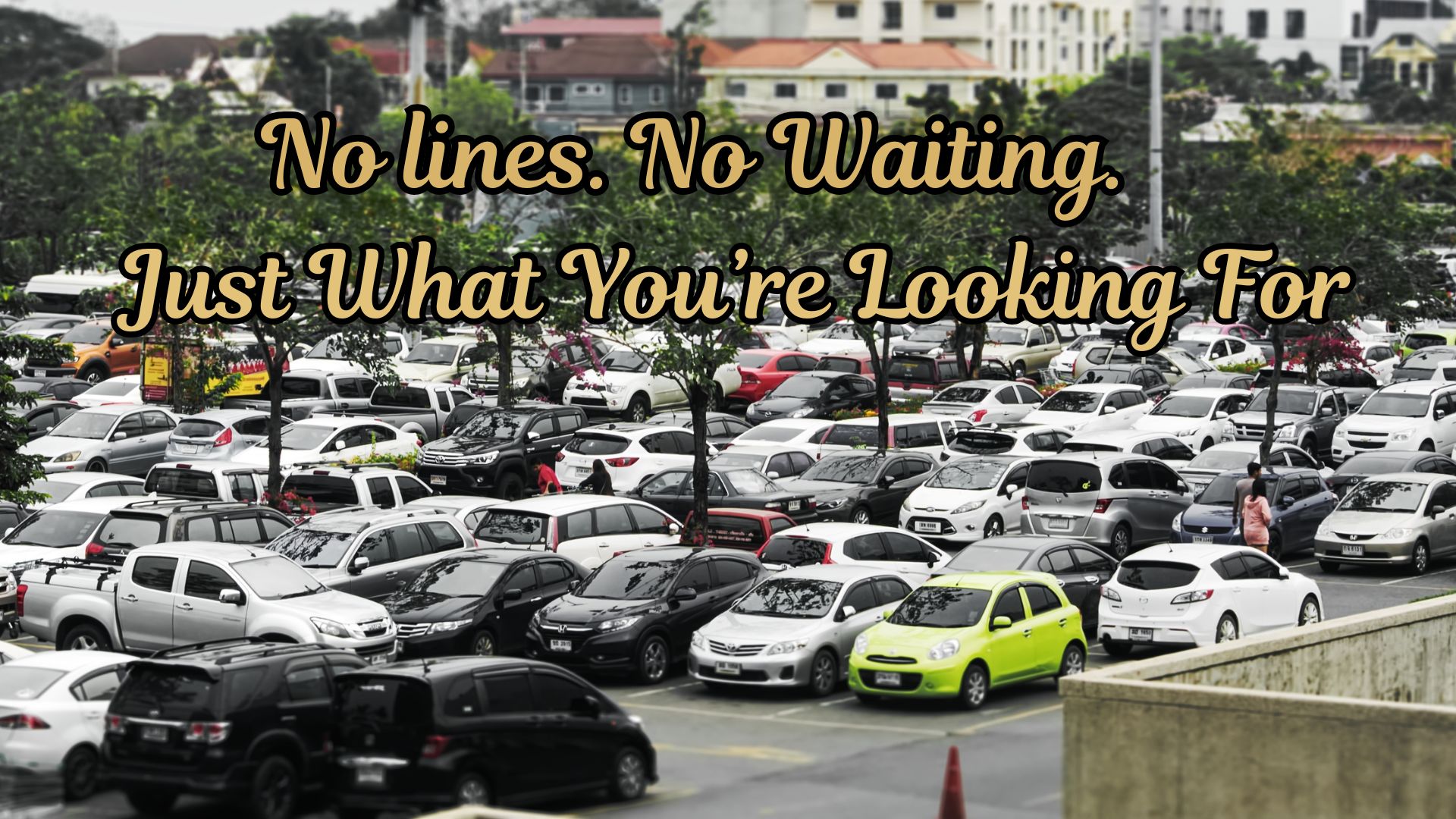 There is no need to go anywhere, drive, park, wait in line, or carry anything.