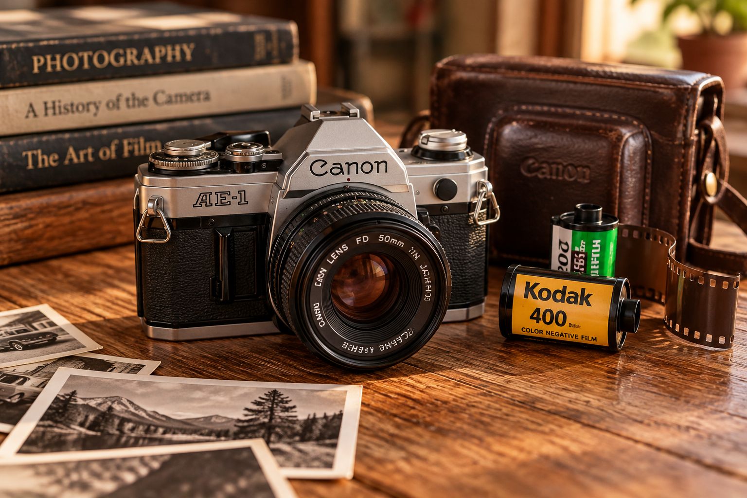 Vintage film camera showing technology that still works today