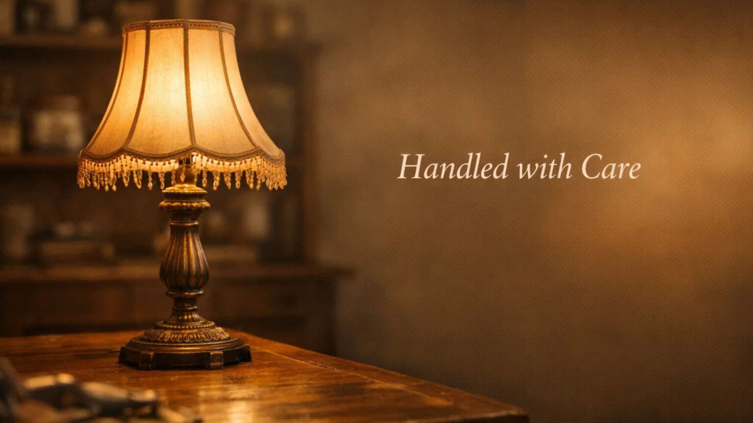 A Vintage Lamp Handled With Care