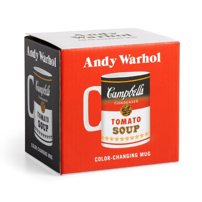 Galison Andy Warhol – Soup Can Color Changing Ceramic Mug