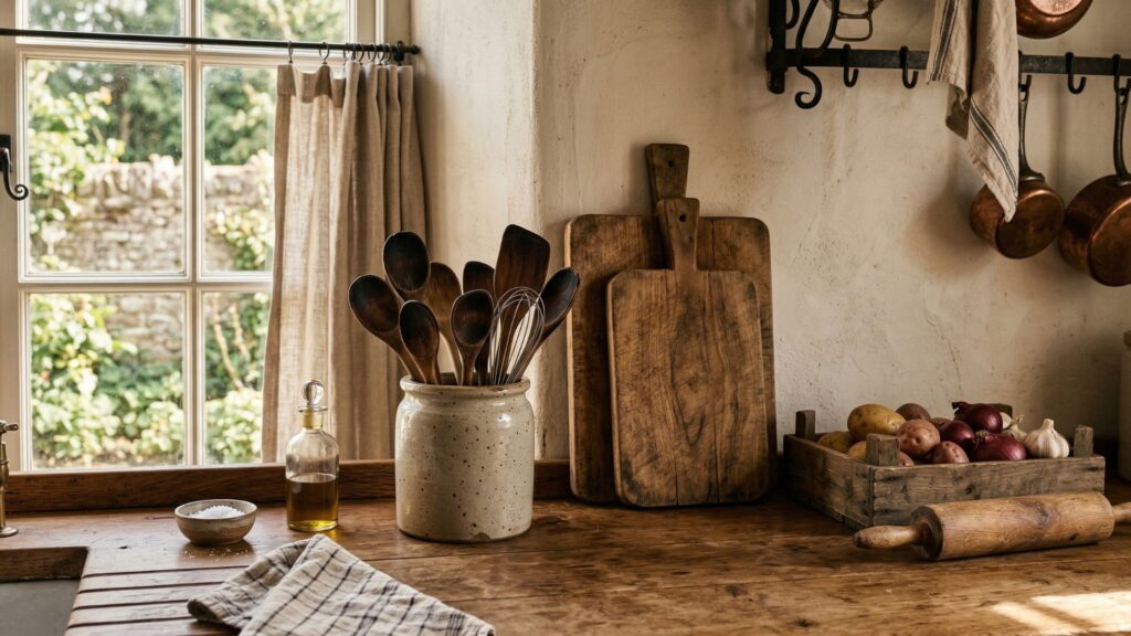 Wooden Tools For Farmhouse Kitchen Decor