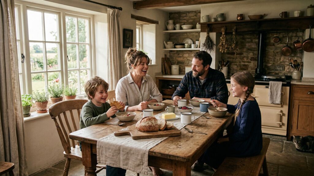The Farmhouse Kitchen Decor with the Family