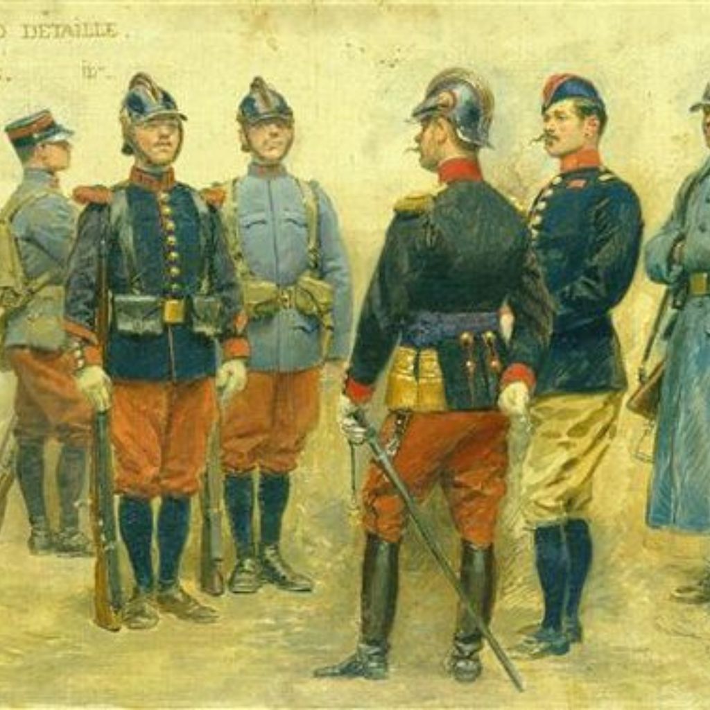 Military Uniforms 1912