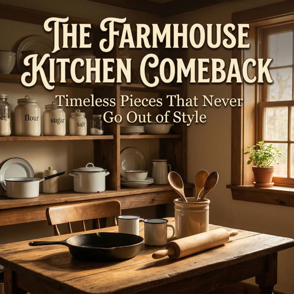 The Farmhouse Kitchen Comeback Home
