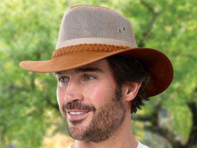 You'll Keep Your Cool in our Handsome Soaker Hat...Even as Temperatures Rise