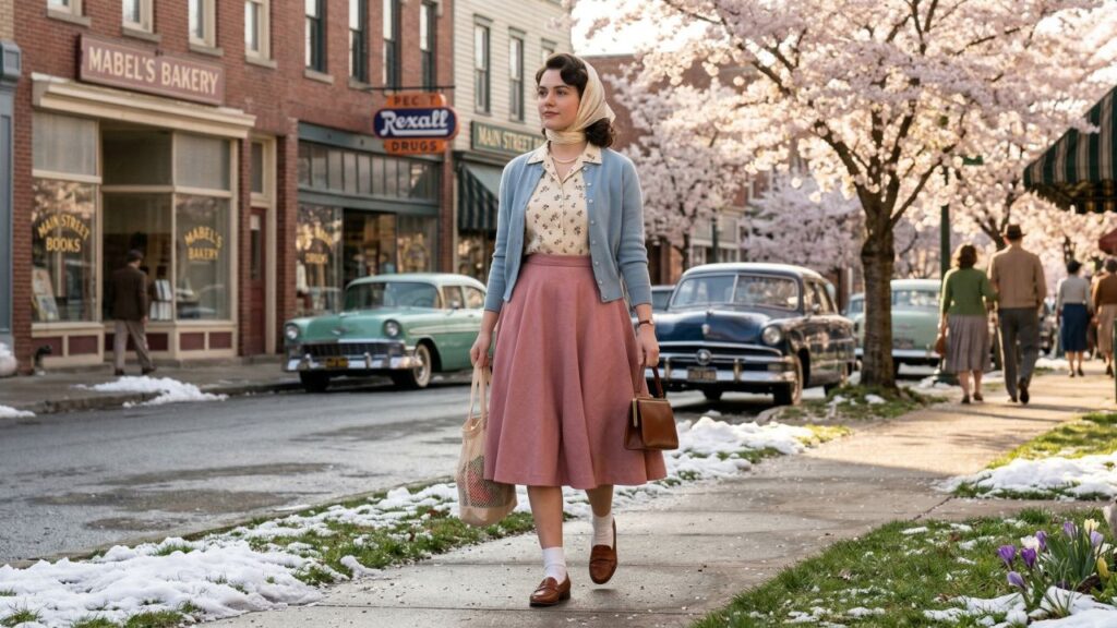 Vintage Cardigan Women's Early Spring Fashion