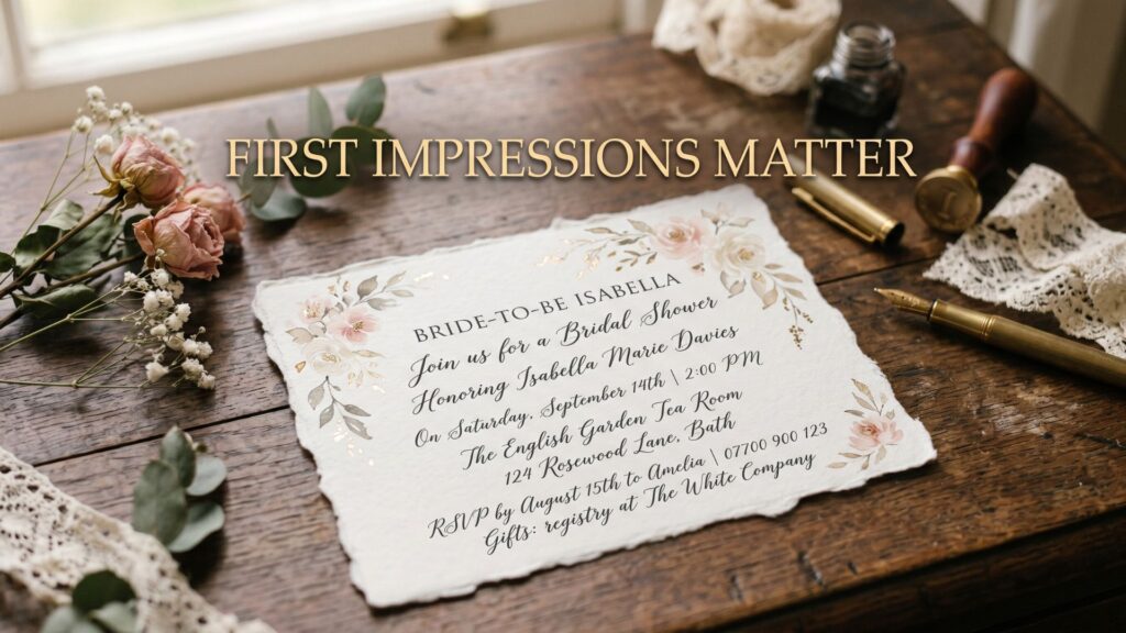 First Impressions Matter When It Links to Vintage Bridal Shower Ideas