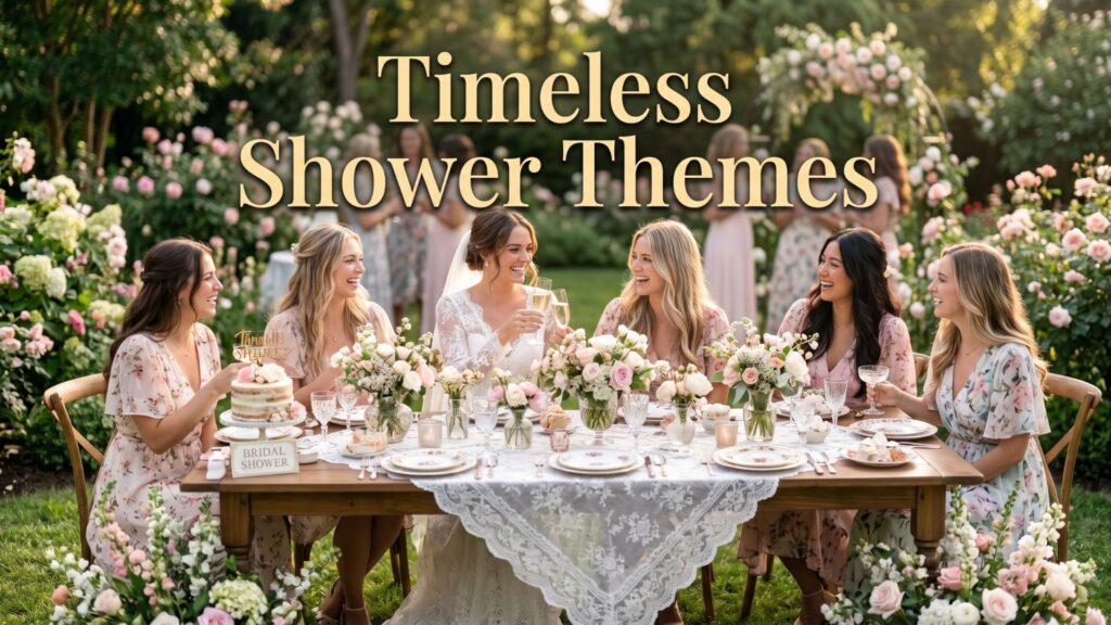 Timeless Shower Themes For Vintage Bridal Shower Ideas