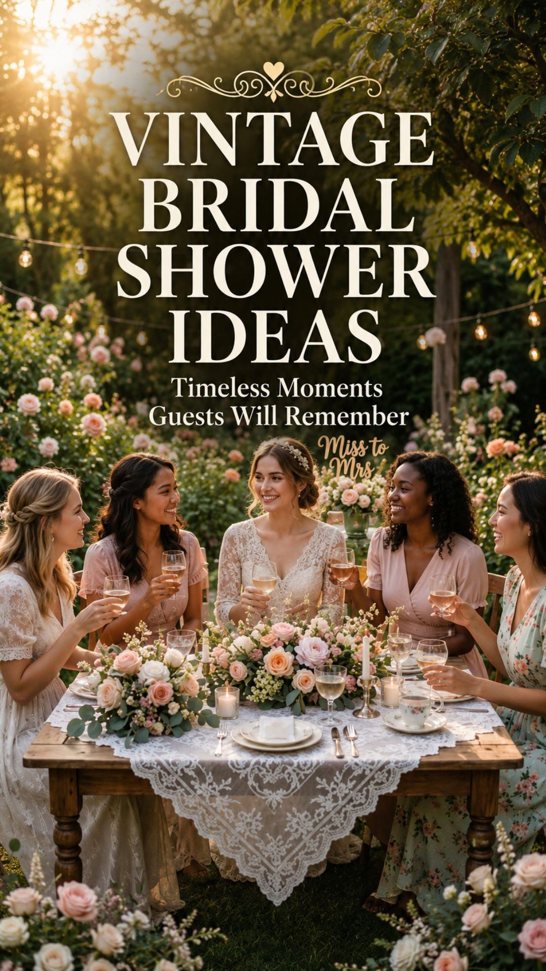 Vintage Bridal Shower Ideas
