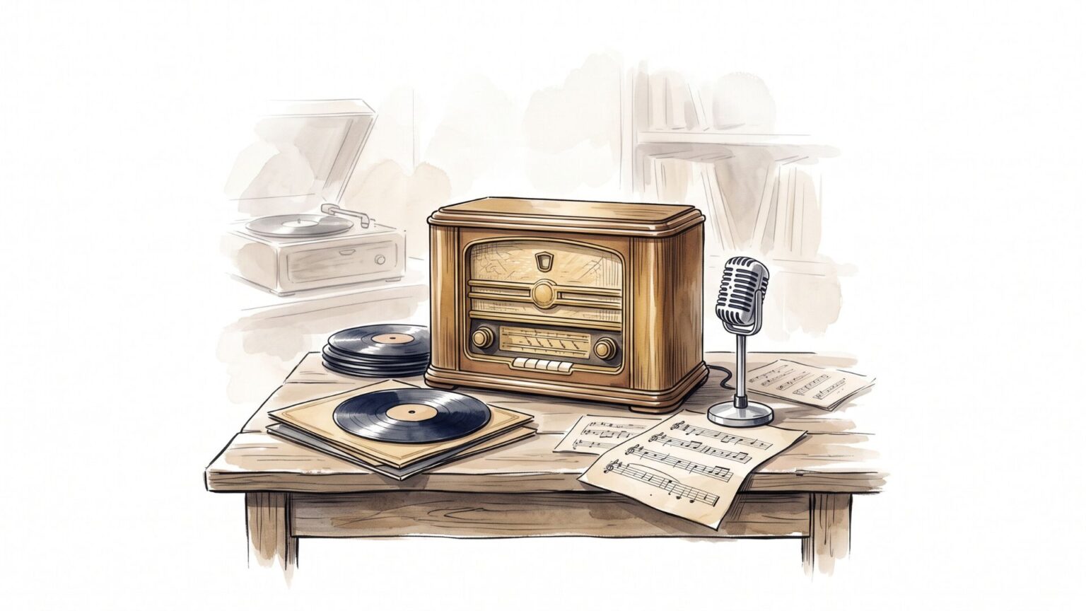 America's musical heritage arranged as a timeless museum display.