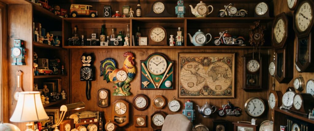 Novelty Clocks & Conversation Pieces