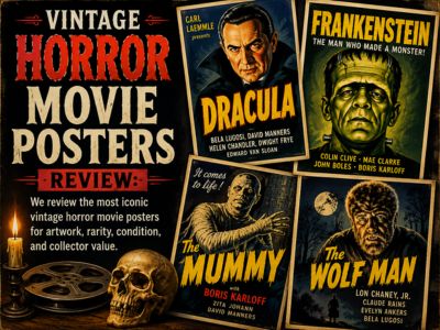 Vintage Horror Movie Posters