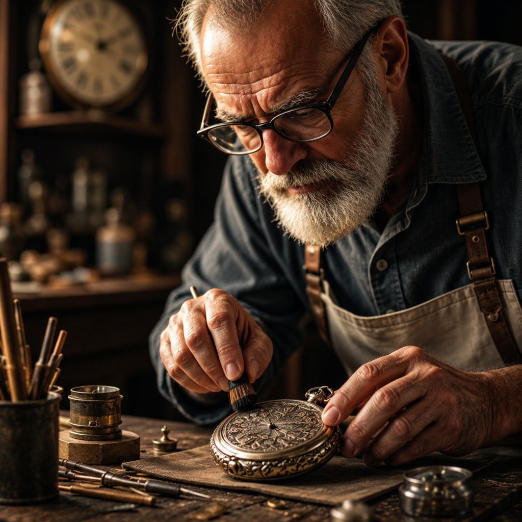 Effectively Clean Antique Metal
