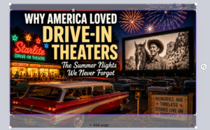 Why America Loved Drive-In Theaters