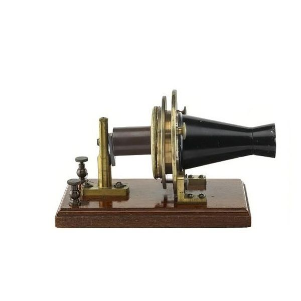Early experimental telephone, representing the first successful telephone call in 1876
