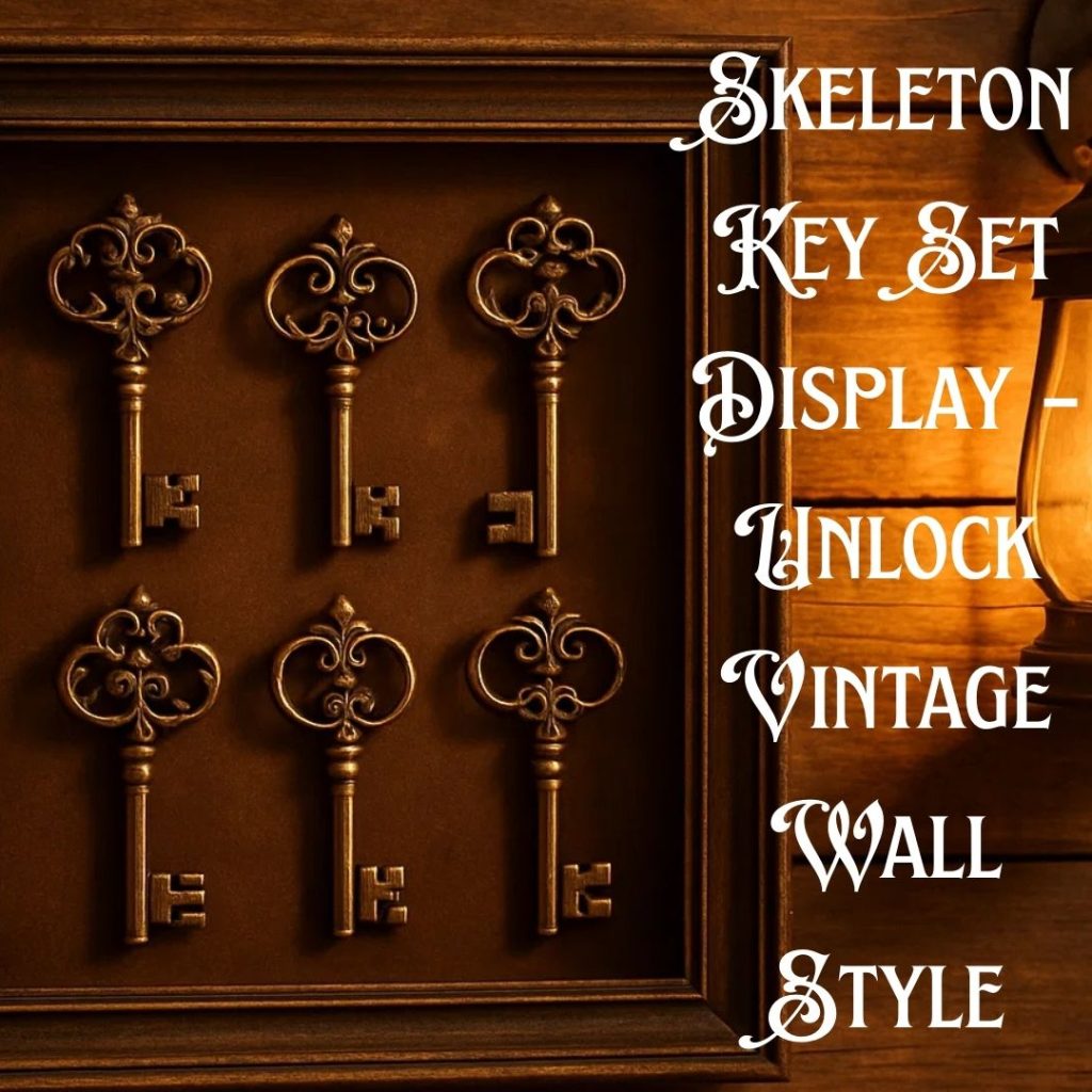 Skeleton Key Set Display – Unlock Vintage Wall Style