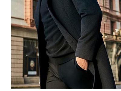 APTRO Men’s Luxury Full-Length Trench Coat Long Wool Overcoat Winter Windbreaker APTRO Men's Luxury Full-Length Trench Coat Long Wool Overcoat Winter Windbreaker