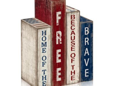 Americana Library Decor