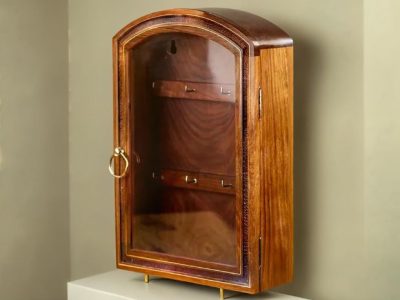 Antique keys mounted in wood