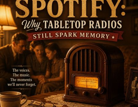 BEFORE SPOTIFY, WHY DO TABLETOP RADIOS STILL SPARK MEMORY