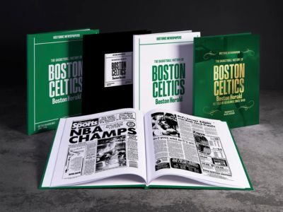 Boston Celtics Basketball History Newspaper Book