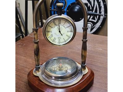 Brass Desk Clock