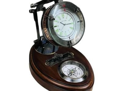 Brass Desk Clock