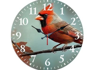 Cardinal Wall Clock