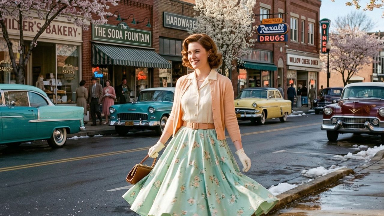 Circle Skirts That Welcomed Spring