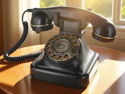 Classic Black Rotary Phone