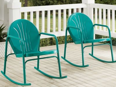 Classic Outdoor Rocking Chair Set, 2 Chairs Classic Outdoor Rocking Chair Set, 2 Chairs