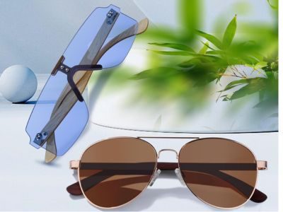 Custom Sunglasses Retro Wood Polarized Sunglasses—Cool Style Matte Finish Frame