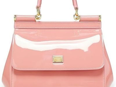 Dolce&Gabbana Sicily Patent Leather Top Handle Bag