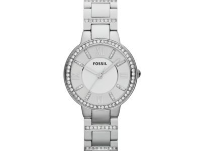 Fossil Women's Virginia Three-Hand Day-Date, Stainless Steel Watch