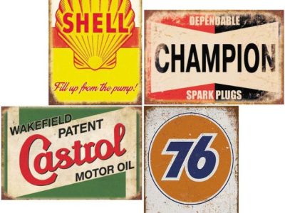 Gas Station Tin Signs